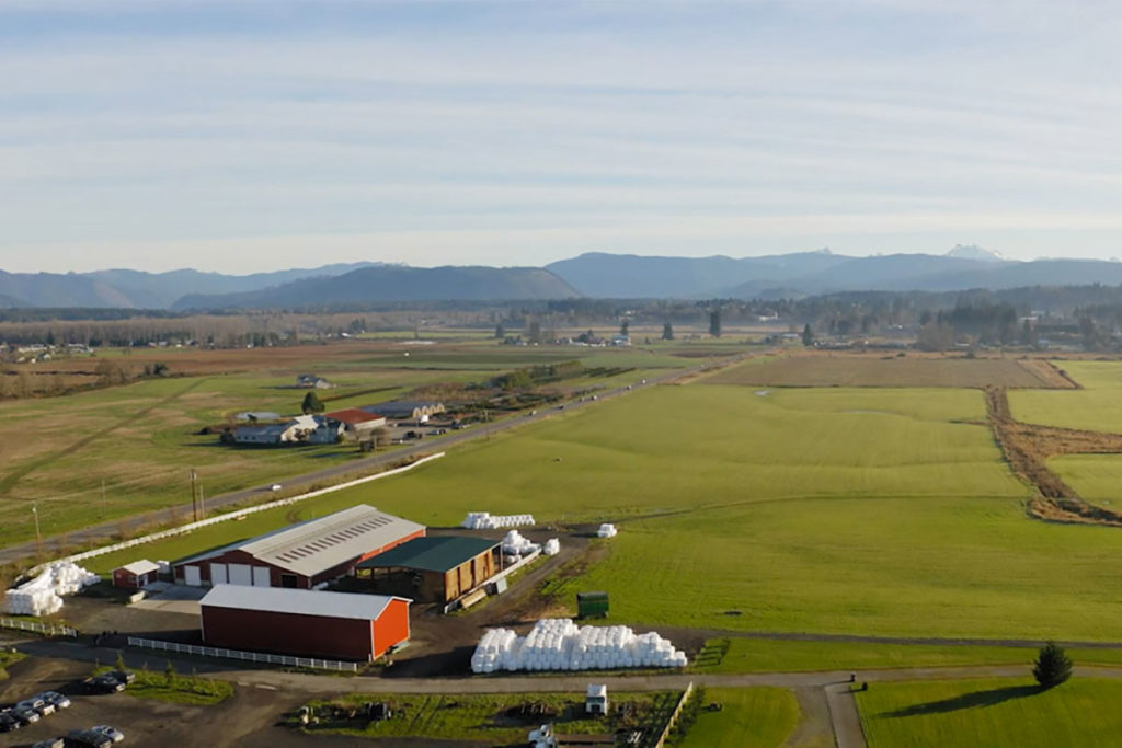 A "connected" family farm in Snohomish County, WA, image courtesy of 5G Open Innovations Lab